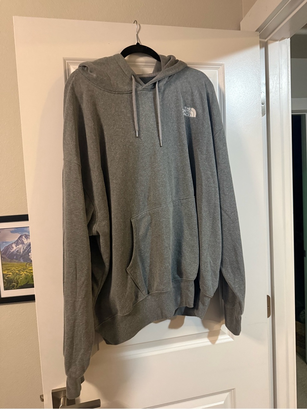 The North Face Men's Heather Gray Pullover Hoodie